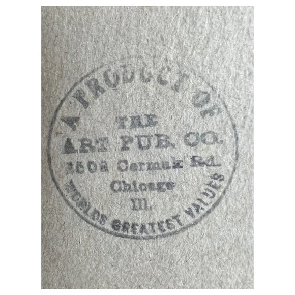 Vtg 1930s PRECIOUS MOTHER Poem Print Art Gold Frame Mother's Day Hanger 9" x 7" - Picture 16 of 16